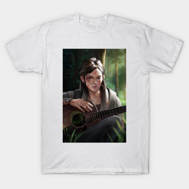 Ellie from The Last of Us T-Shirt by JstCyber